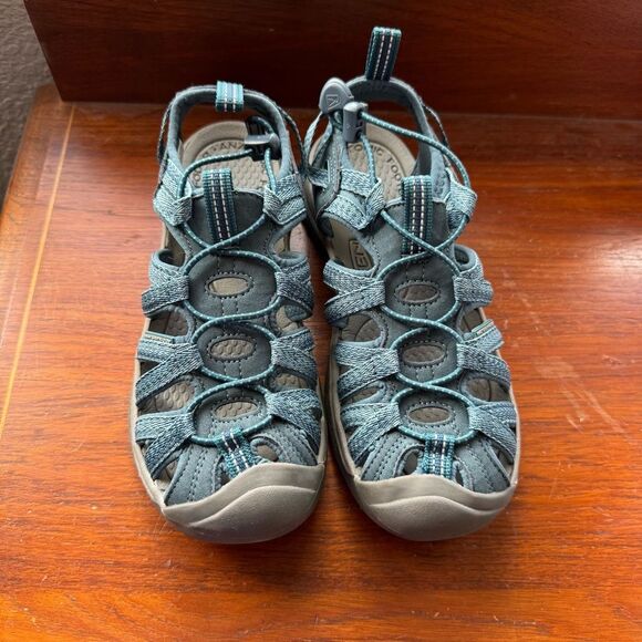 KEEN Women's Whisper Closed Toe Smoke Blue Washable Adventure Sandals 6.5 NIB - Picture 8 of 16